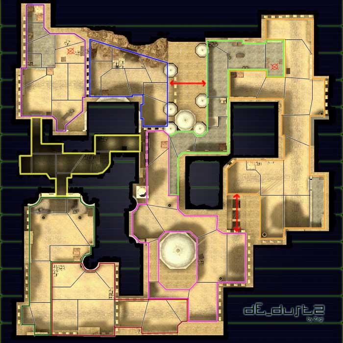 the map
